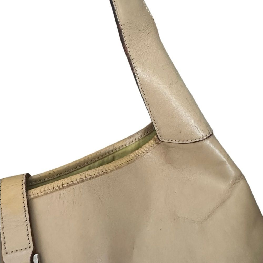 Gucci Beige Leather Jackie Shoulder Bag with piston lock - Picture 9 of 16